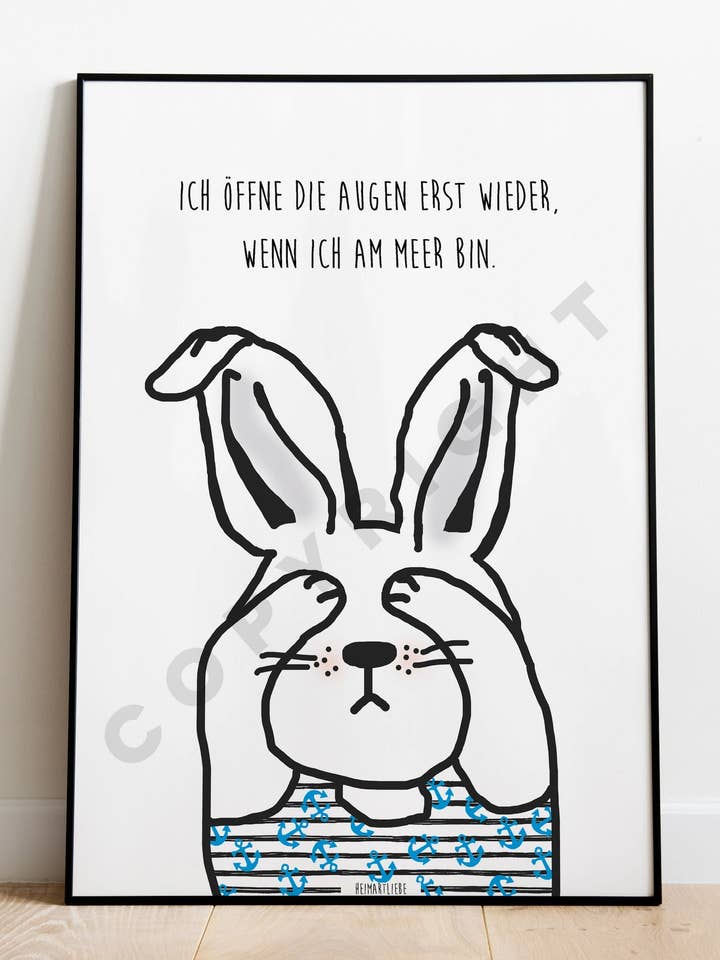 PRINT - SEA HARE for wholesale by HEIMARTLIEBE®