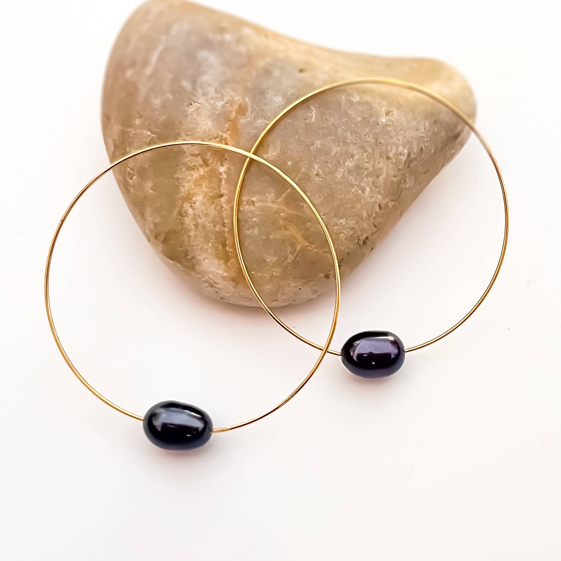 Leighton Lam Designs - Vendita all'ingrosso Orecchini a cerchio - Orecchini Hula Hoop in oro3