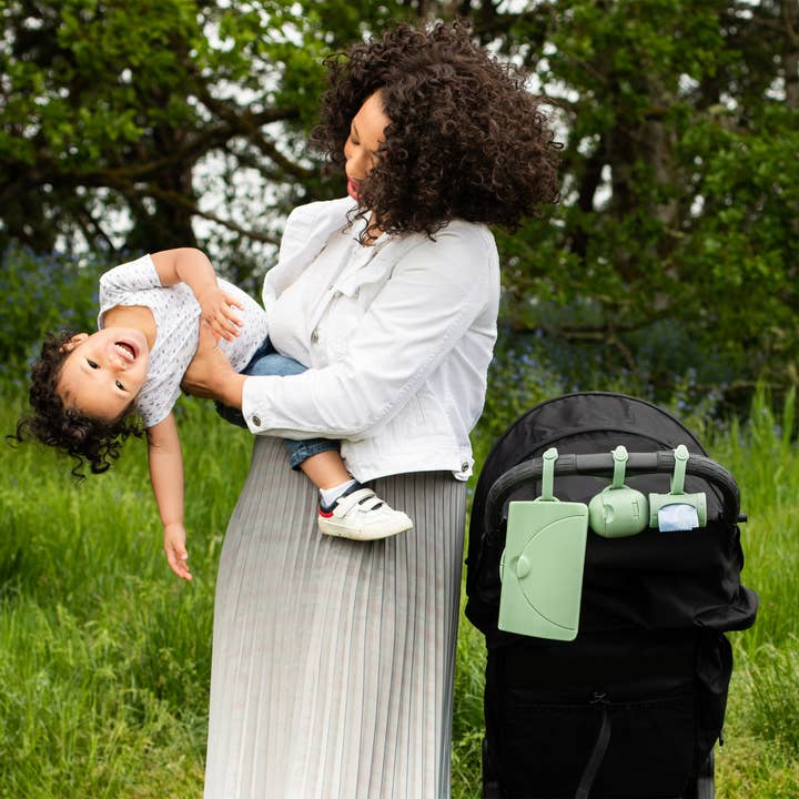 Ubbi - Wholesale Travel Changing Pad - Baby - Sage On-the-Go Wipes Dispenser7