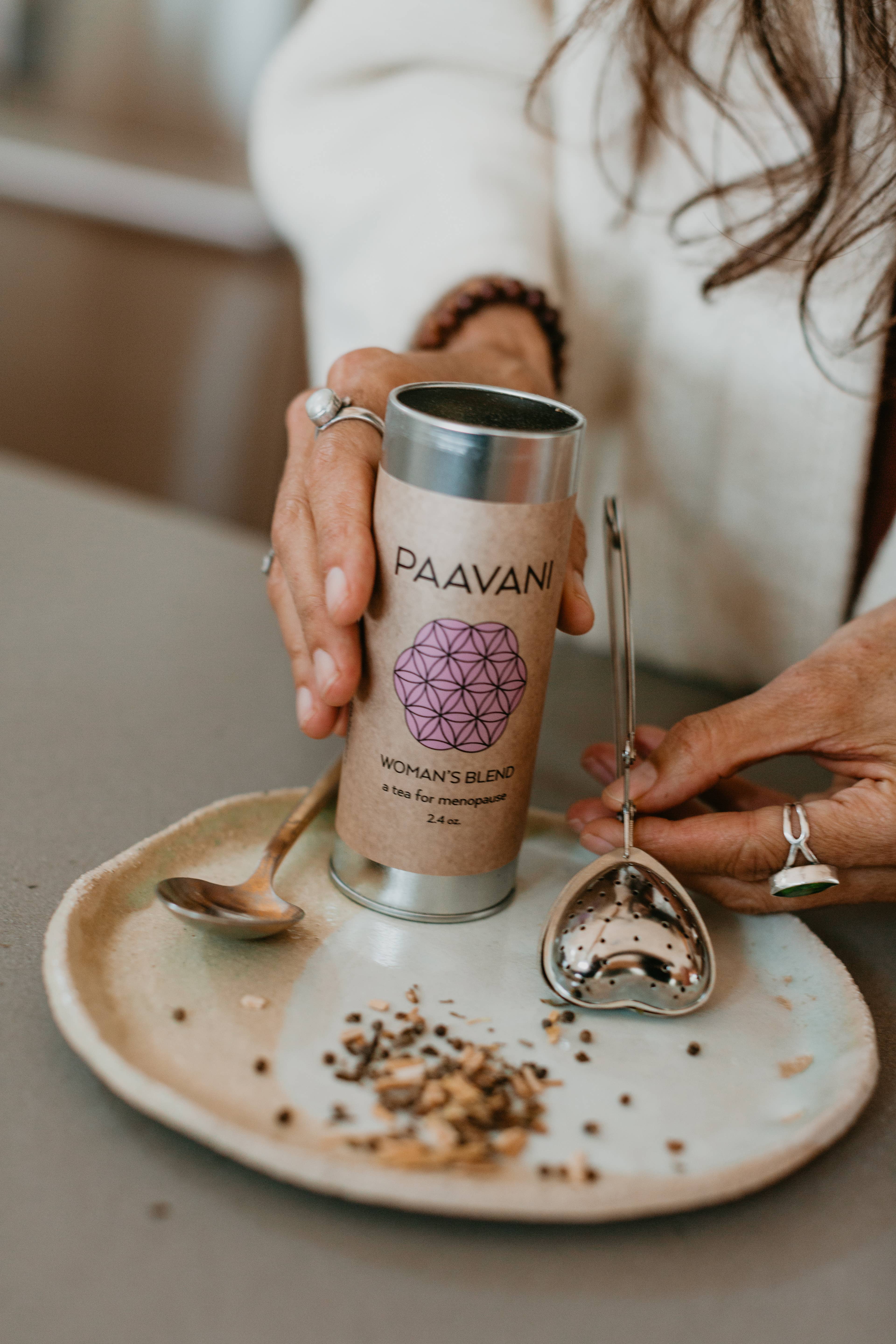 PAAVANI Ayurveda - Wholesale Tea Strainer/Infuser - Heart Tea Infuser | Stainless Steel Strainer for Loose-Leaf 4