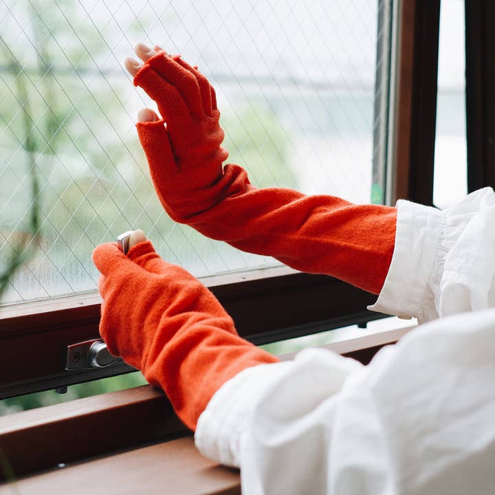 NISHIGUCHI KUTSUSHITA - Vendita all'ingrosso Manicotti - Unisex - Scaldabraccia in lana 100% NK01146