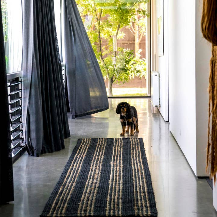 North Avalon - Wholesale Area Rug - Jones | Stripe Chunky Jute Bouclé Rug4