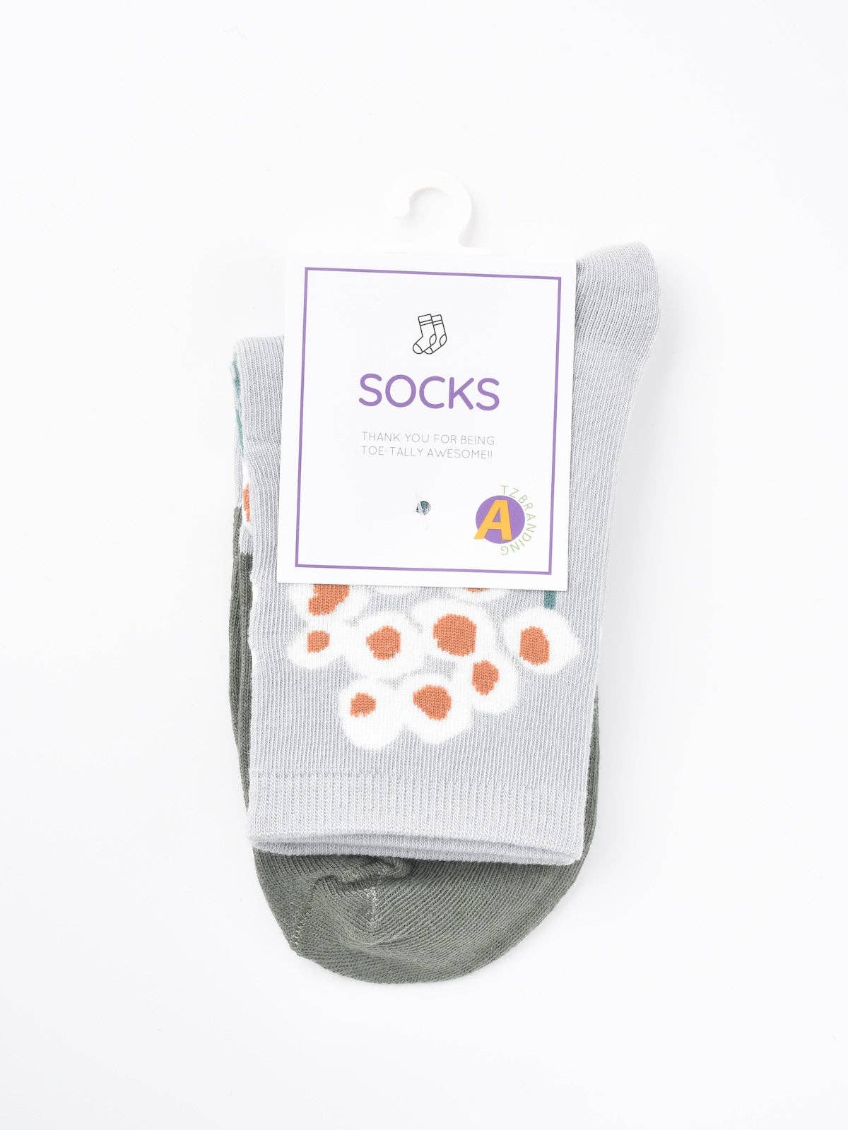 Funkyrel® Atzbranding Limited - Wholesale Socks - Women's - Rufia - Floral Lace Trim Mid-Calf Socks1