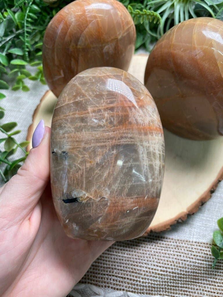 Copper Ashes - Wholesale Spiritual Stone/Crystal - Peach Moonstone Freeform3