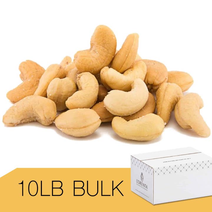 L'Orenta Nuts – Engroshandel Nødder – Ristede og saltede jordnødder (med hud) - Bulk - 25 lb sag