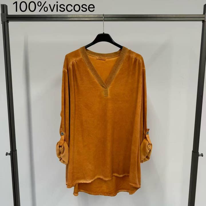 LN-42003 Woman's top for wholesale by CENTO UNO ITALY