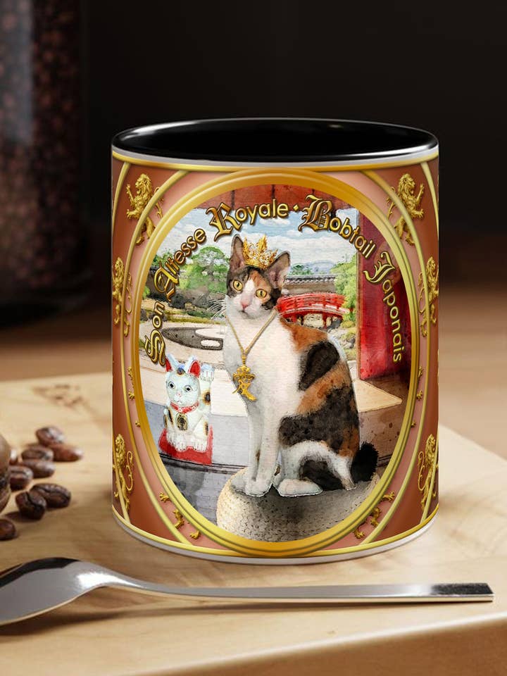 MUG Chat - JAPANSK BOBTAIL - Kollek. "Hans Kongelige Højhed" for engroshandel hos Miss Iz