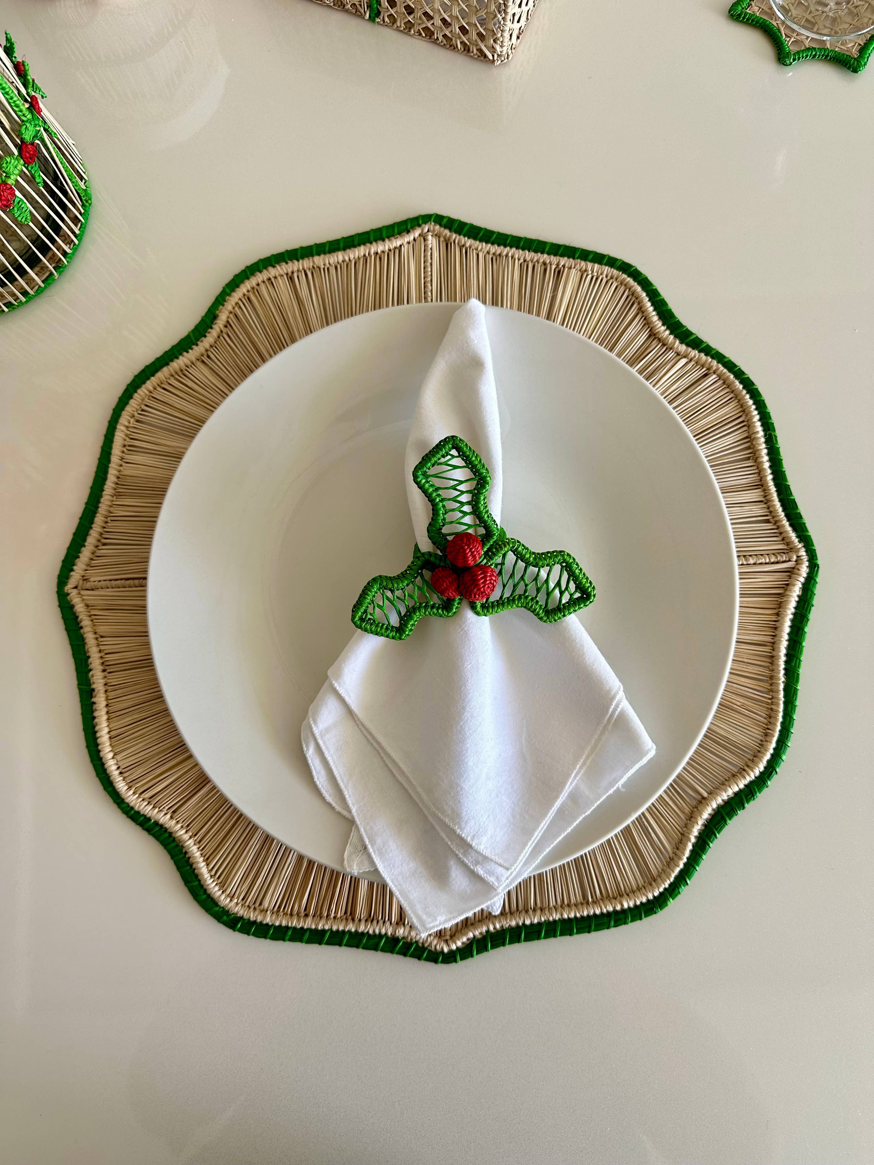 Artett - Wholesale Placemat - Evergreen Iraca Placemat5