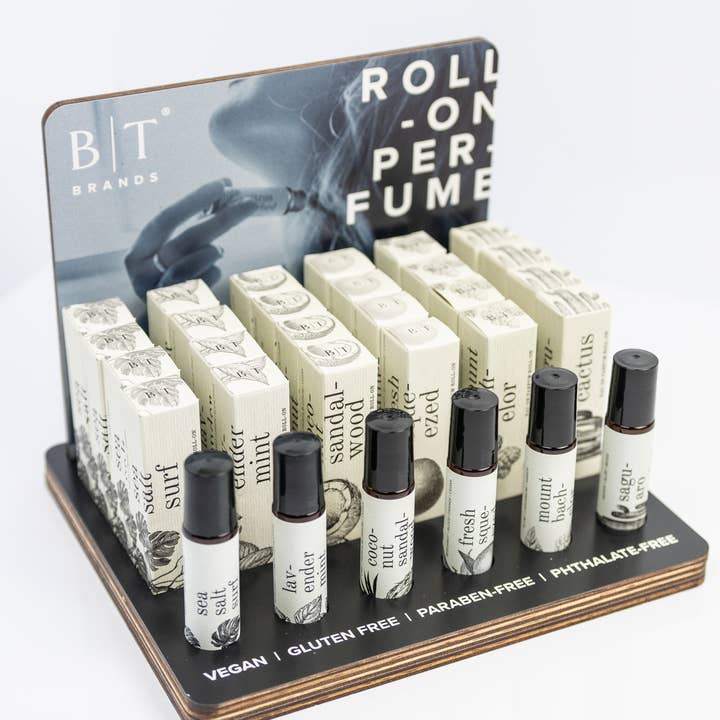 Roll-On Perfume Display Case ONLY (Perfume not included) for wholesale by Broken Top Brands