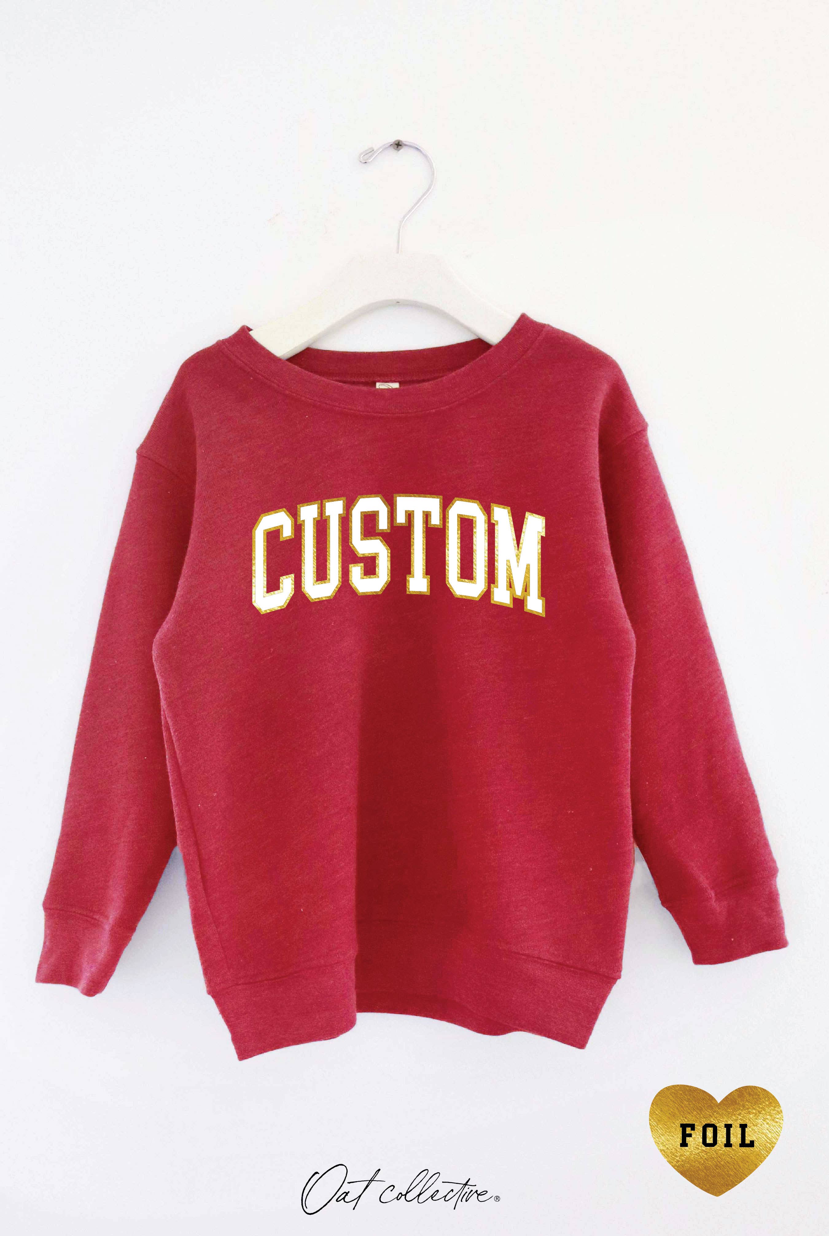 OAT COLLECTIVE - Vente Sweat-shirt – enfant - Sweat-shirt graphique CUSTOM FOIL pour tout-petits10