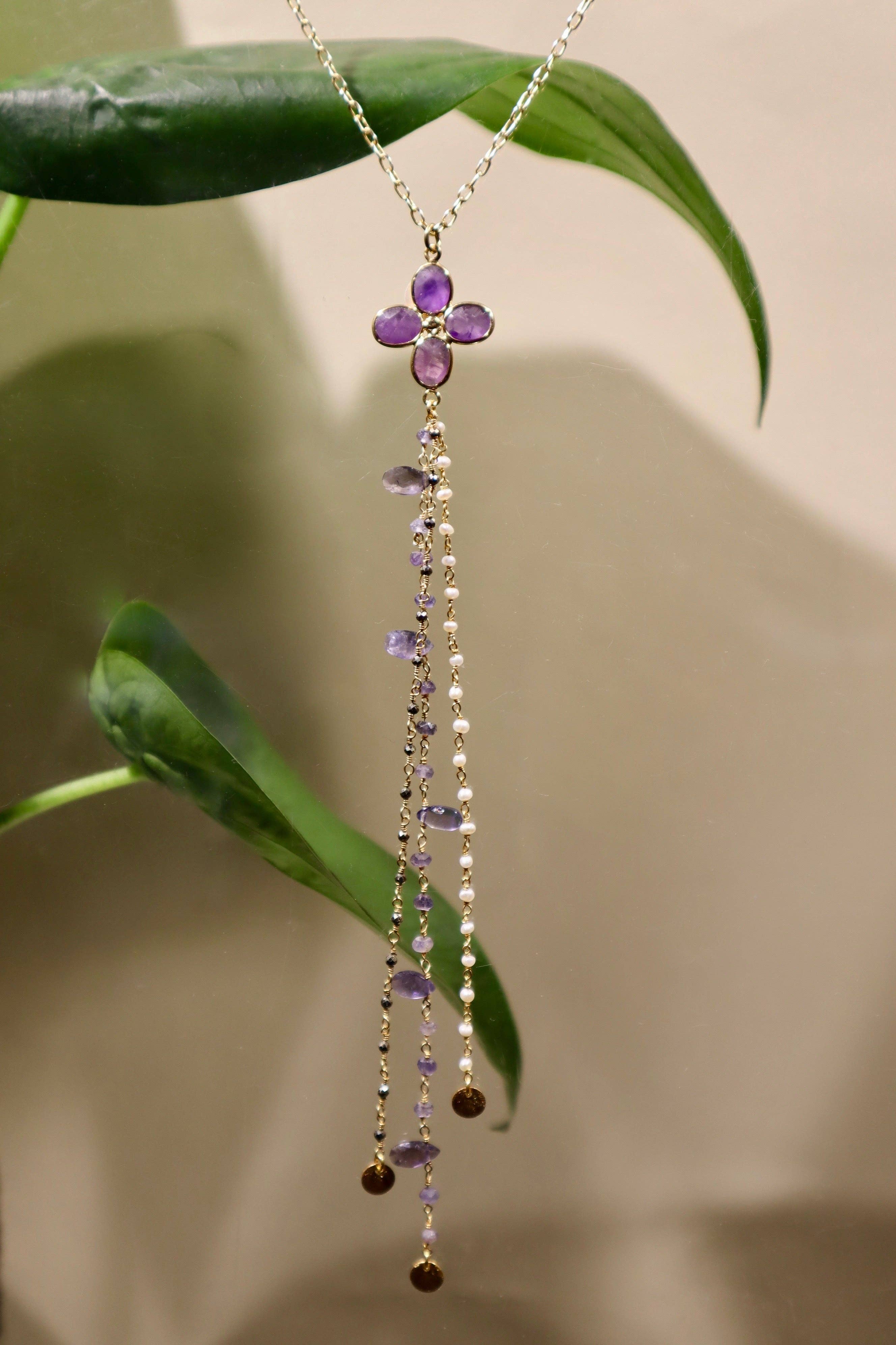 Mathilde ma muse - Wholesale Y-Neck/Lariat Necklace - HAPPY necklace: “Special lucky”2