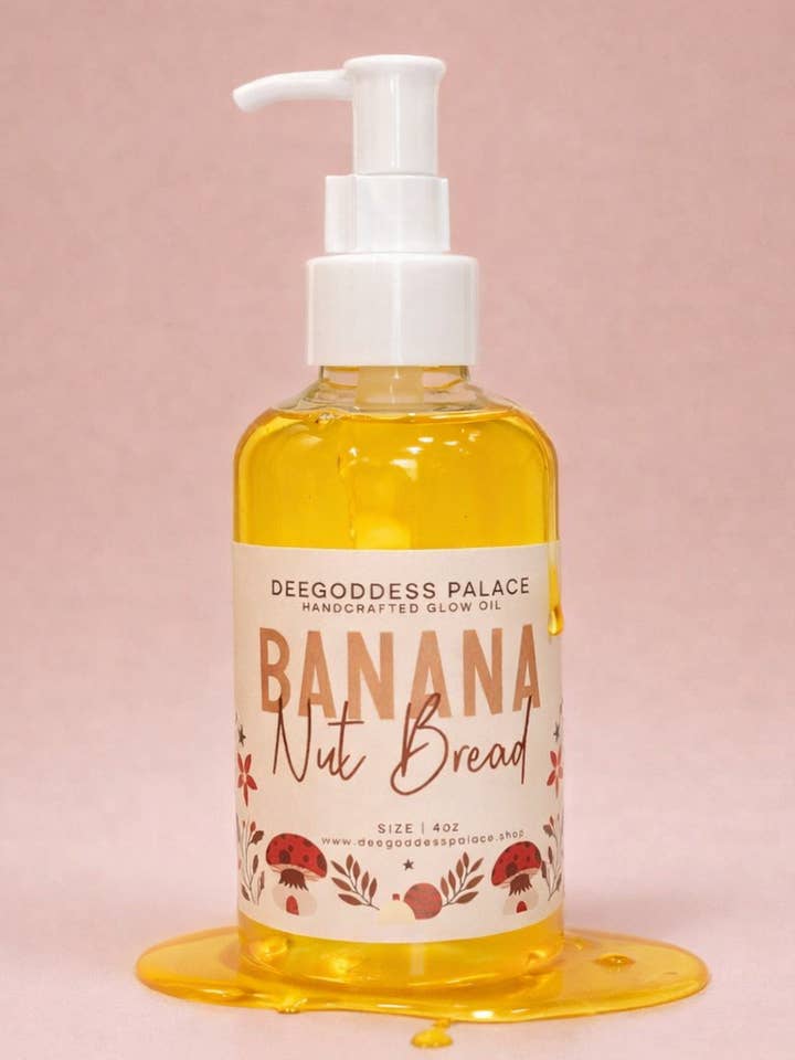 Banana Nut Bread Body Oil for wholesale by Deegoddesspalace