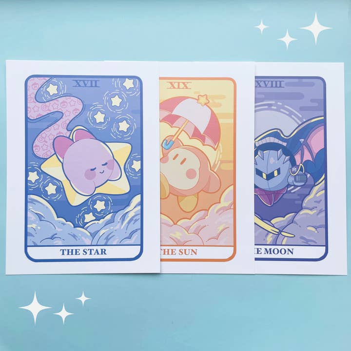Poyo + Friends Tarot 5x7 Prints for wholesale by Easybriizy Draws
