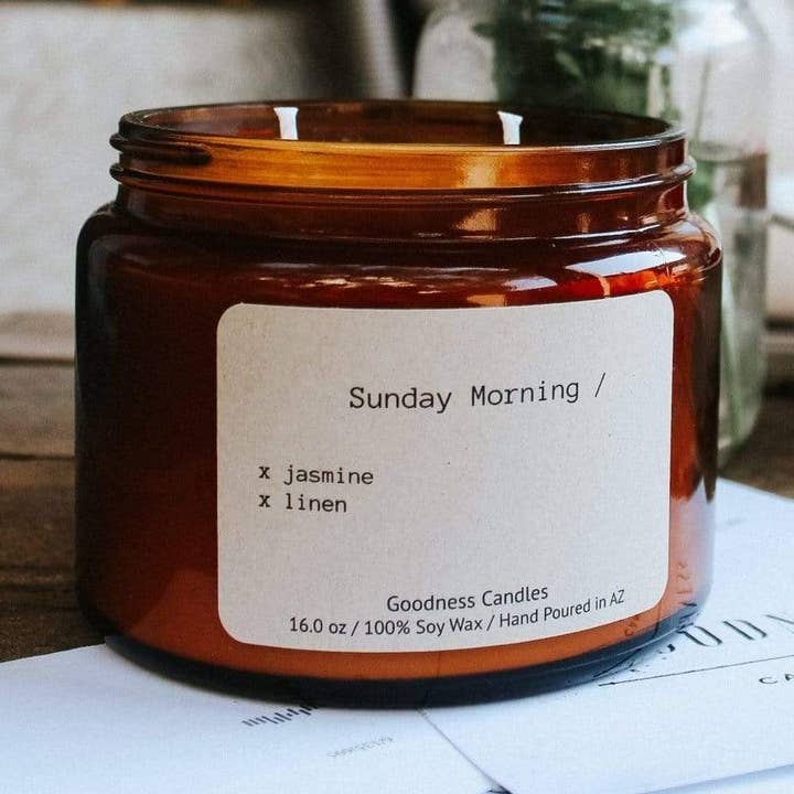 Sunday Morning for wholesale by Goodness Candles