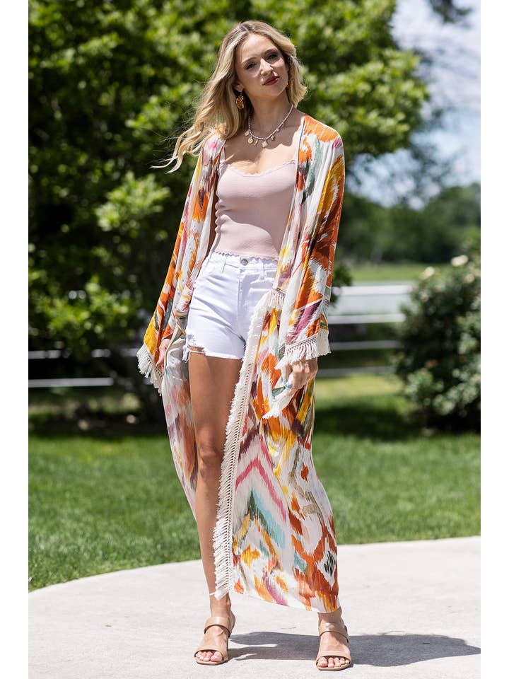 Malibu Sunset Kimono for wholesale on Faire