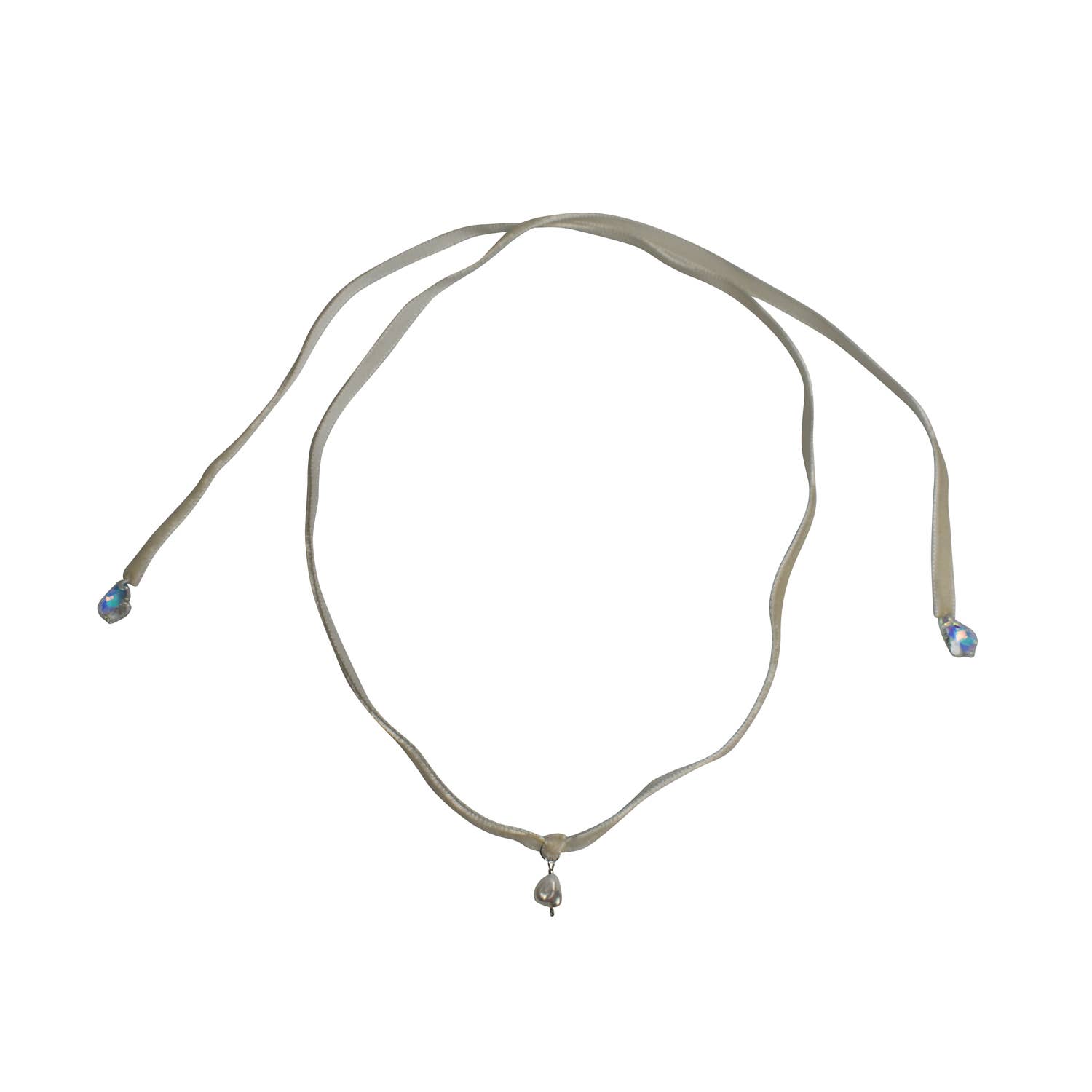 No Wallflower Project – wholesale Choker/collar – Freshwater Pearl Velvet Choker11