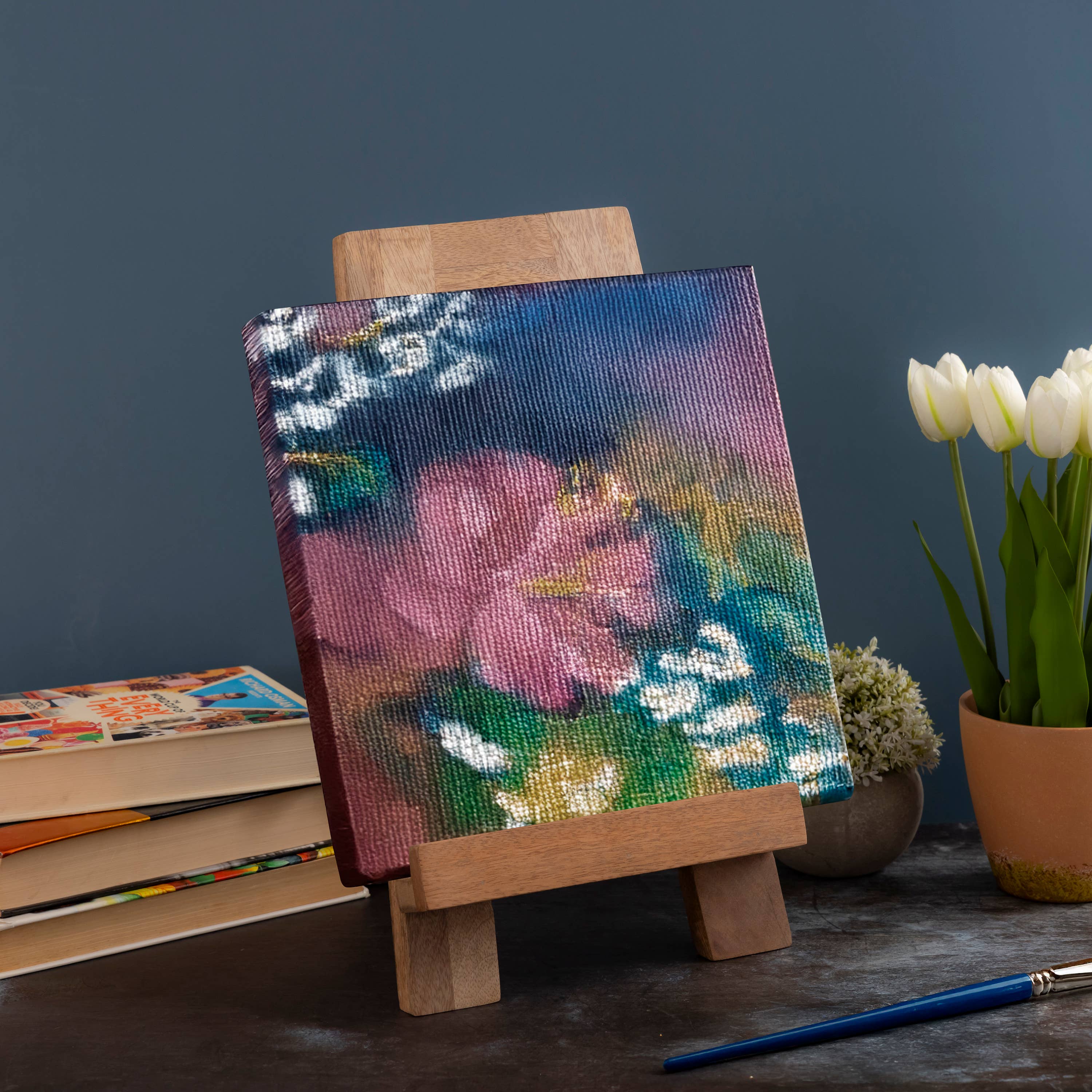 Light Natural Brown Large Wooden Easel Large for wholesale on Faire4