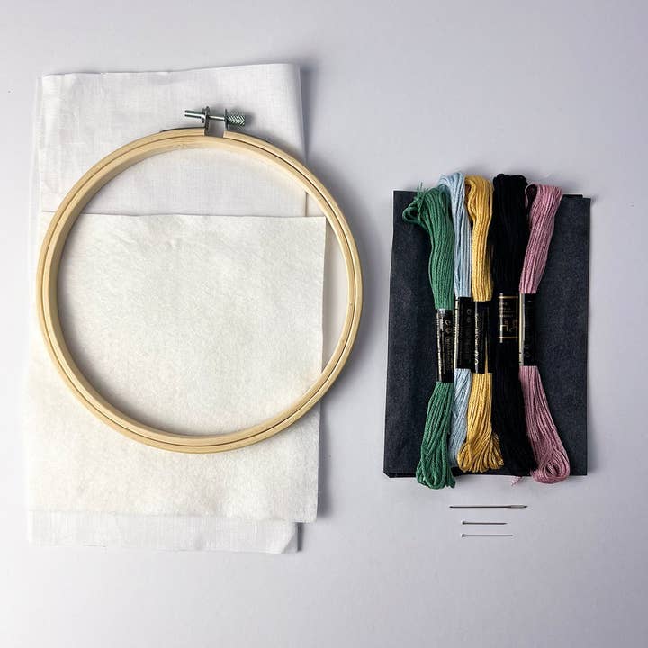 MakeBox & CO - Wholesale Embroidery/Cross Stitch Supplies - Floral Skull Embroidery