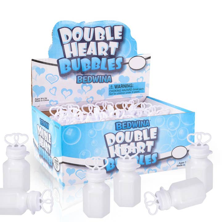 bedwina - Wholesale Bubble Wand - Kids - Bulk Wedding Bubbles with Wands - (96 Count)