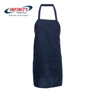 Still Water Linens - Wholesale Apron - 3-Pocket Bib Apron with Tubular Braid Ties