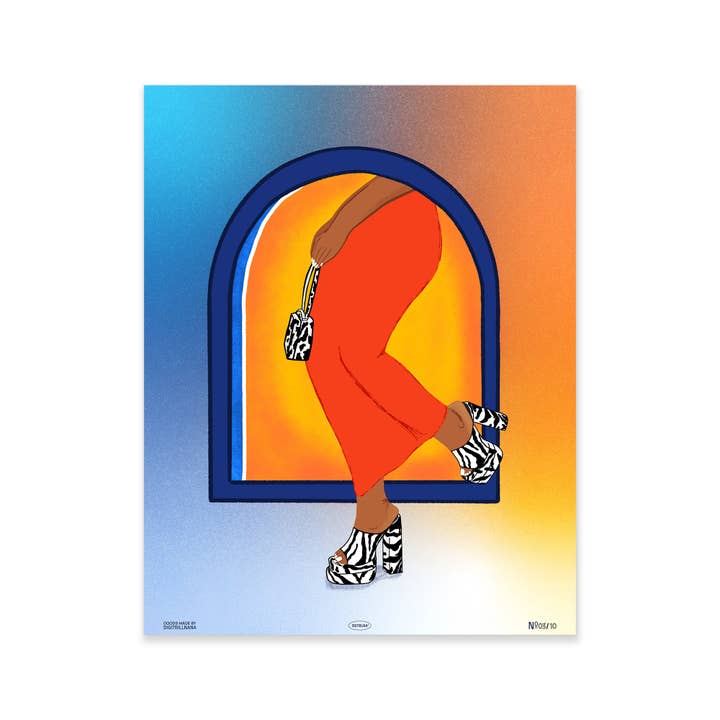 Flyy Girl 11x14 Konsttryck för wholesale av Goods Made by Digitrillnana