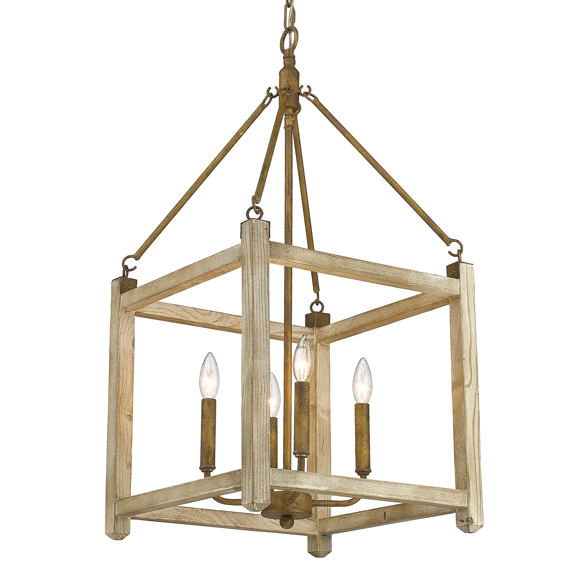 Golden Lighting - Wholesale Chandelier/Hanging Light - Orville 4 Light Pendant Burnished Chestnut Chandelier3