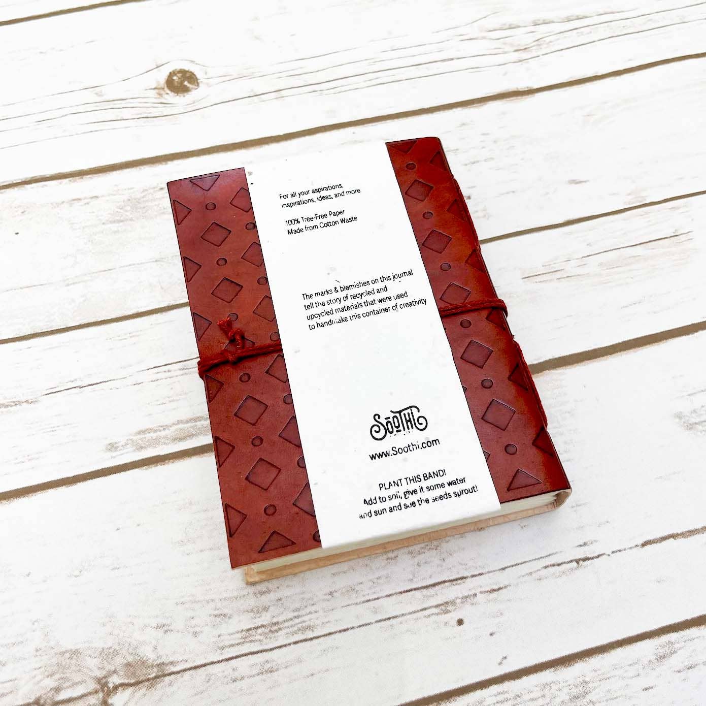 Soothi | Containers Of Creativity - Wholesale Dagboek/agenda - Een gedurfd avontuur Helen Keller citeert lederen dagboek5