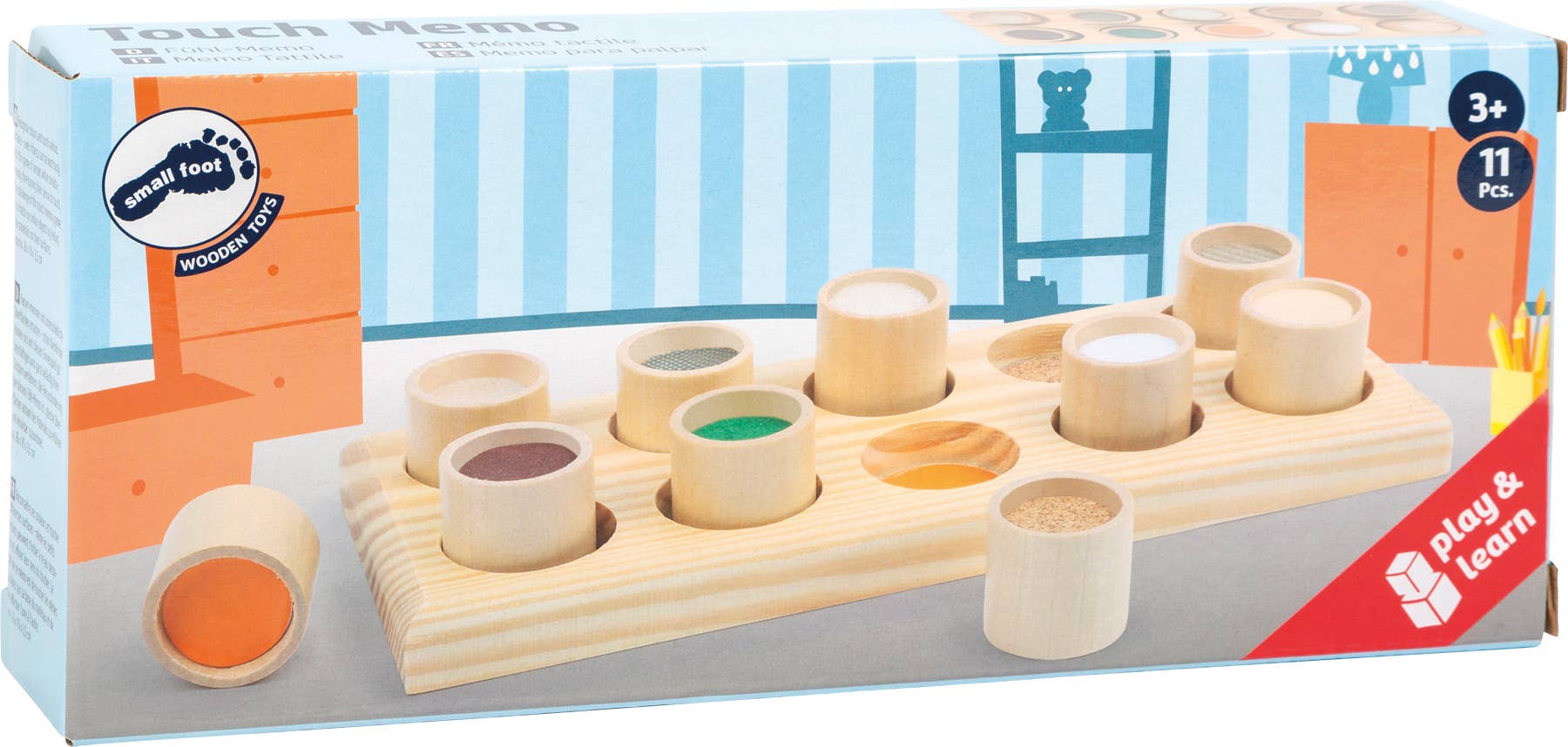 small foot - Wholesale Wood Toy - Kids - Touch Memory Game1