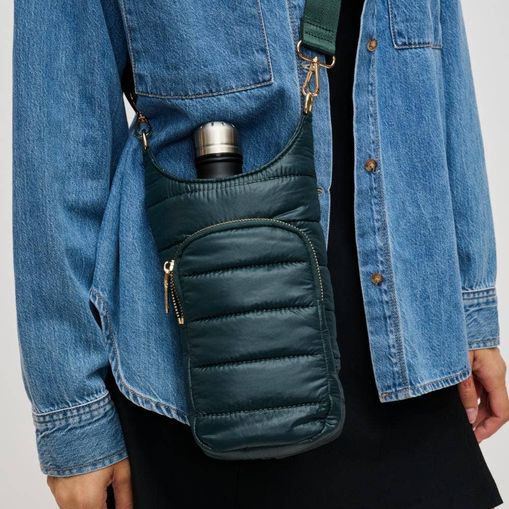 Urban Expressions - Wholesale Crossbody Bag - Women's - Jace Water Bottle Nylon Puffer Crossbody24