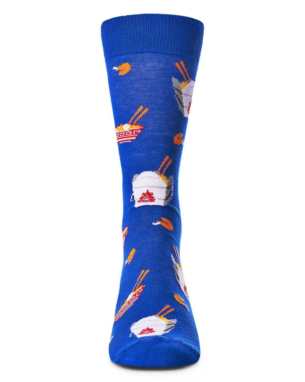 Infinity Classics International Inc. - Wholesale Socks - Men's - MeMoi Let's Order Takeout Bamboo Blend Men's Crew Socks4