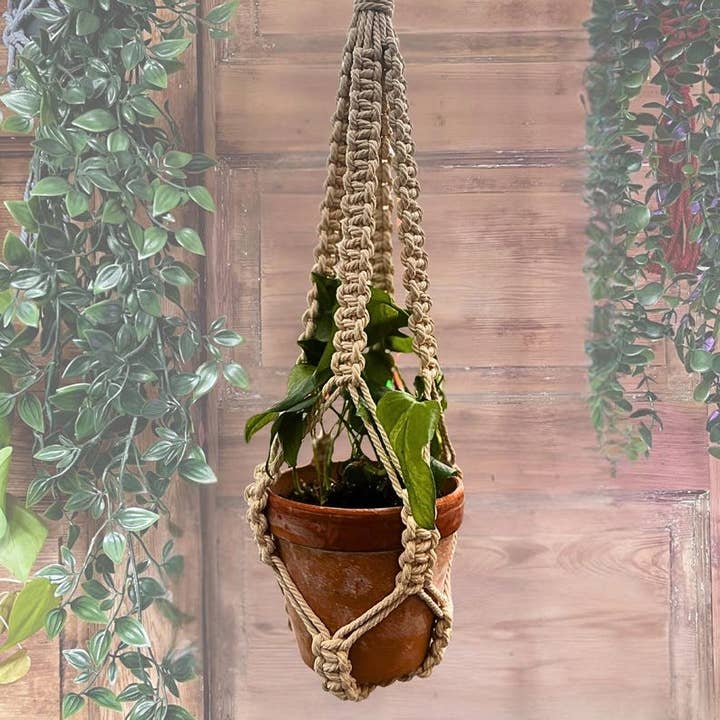 The PlantOutfitter - Wholesale Hanging Planter - No Tassel Macrame Plant Hanger – Handmade Boho Decor