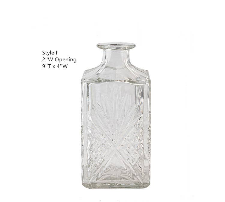 Sweet Home Deco – Vaso por atacado – Vaso de vidro de flor de primavera rústico, vaso tamanho jumbo, vaso de mesa8