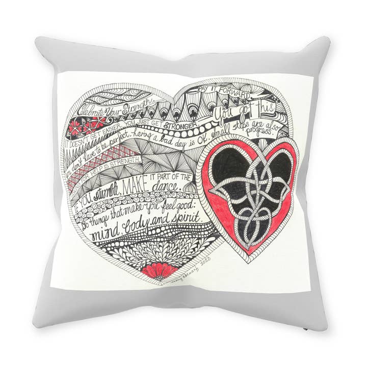 Lektionen der Herz-Kissen für den Großhandel von Mary O's Imagination