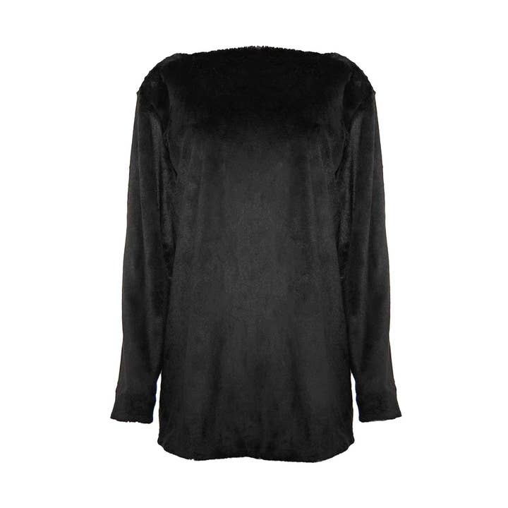 Vegansk Pels Overdimensioneret Mini Kjole for engroshandel hos ADIBA