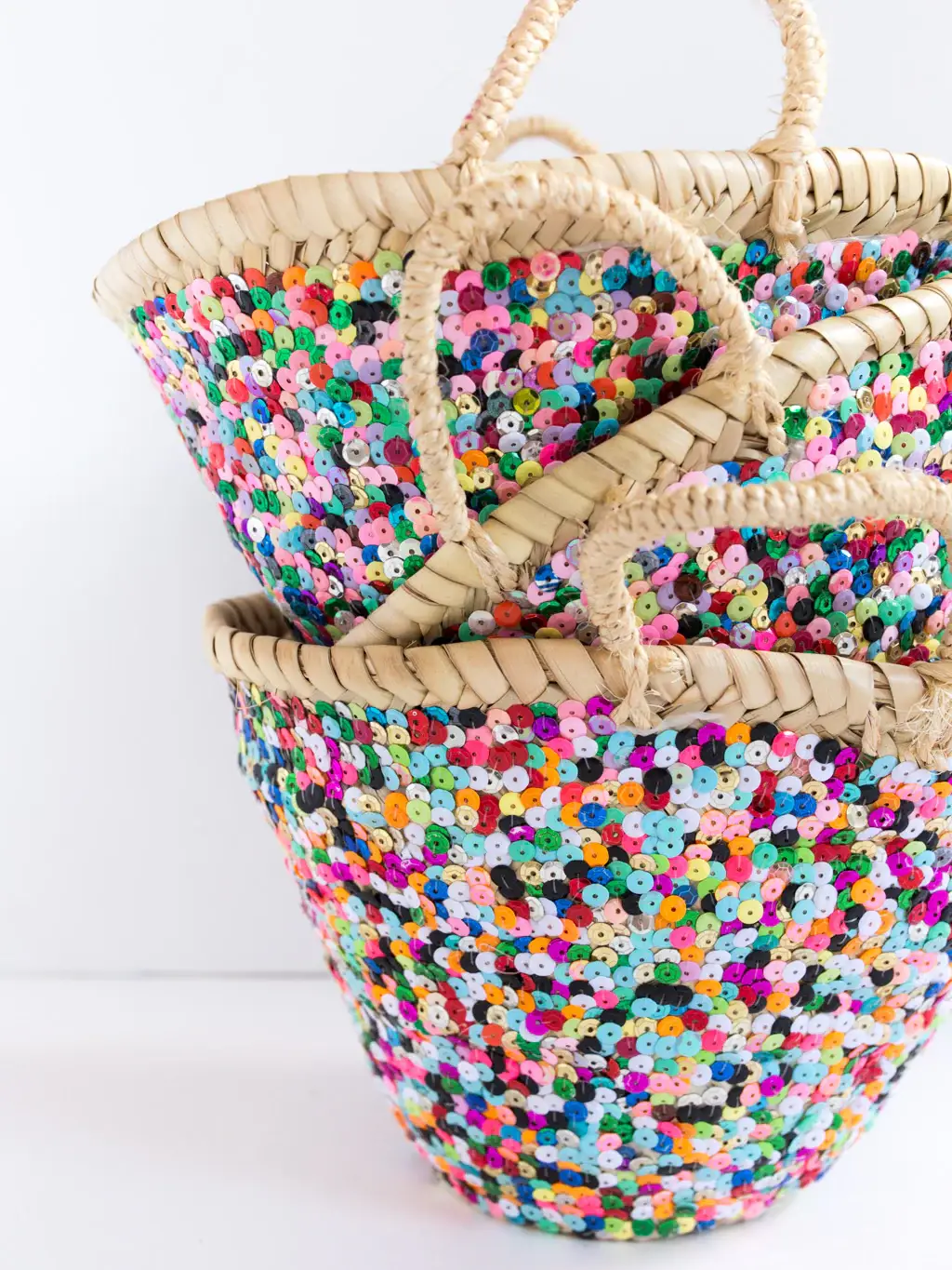 High crafty – wholesale Basket – Kids & baby – Small Glitter Basket for Children – Handmade Wicker 2