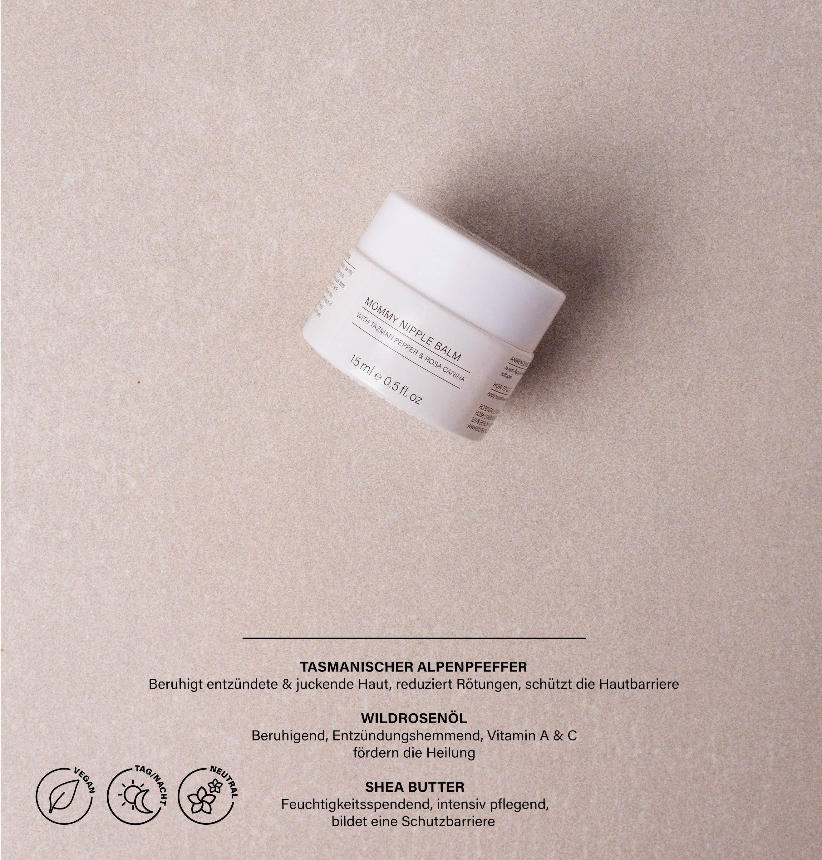 Rosental Organics - Wholesale Nipple Cream - Maternity - Mommy Nipple Balm | with Tazman Pepper & Rosa Canina3