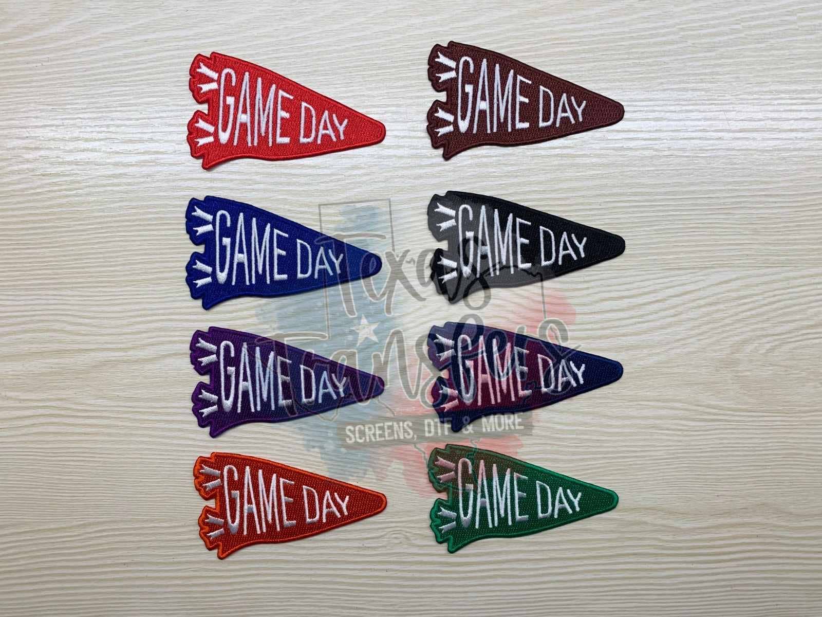 Texas Transfers - Wholesale Patch - Navy Blue Team/Checker Iron-On Patches3