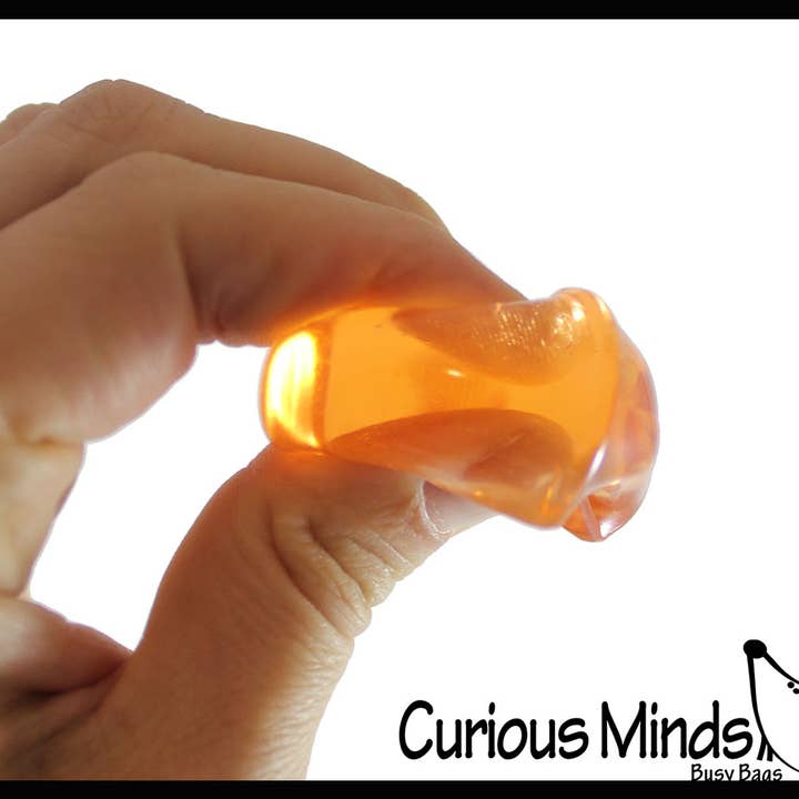Curious Minds Toys - Wholesale Fidget Toy - Kids - 1 Gelatin Ice Cube Squishy Fidget Toy - Thick Gel Wiggly an