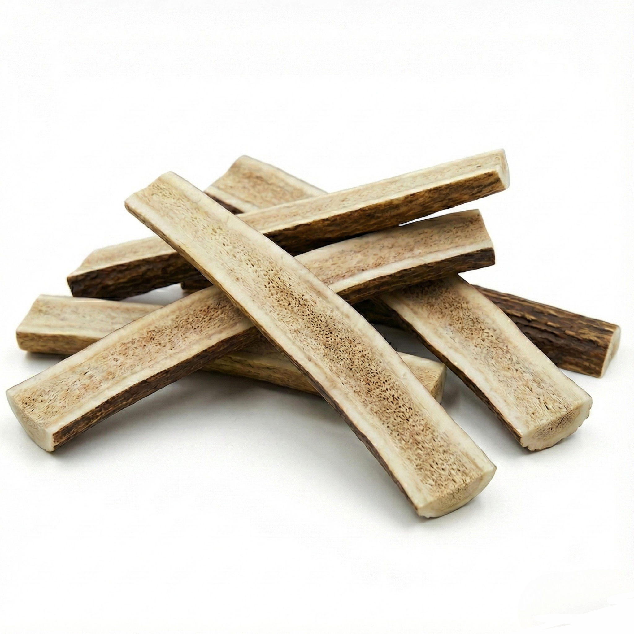 WhiteTail Naturals - Wholesale Pet Bone/Rawhide - Dog - BULK- A Grade - SPLIT Elk Antler Dog Chews Sold by The Pound1