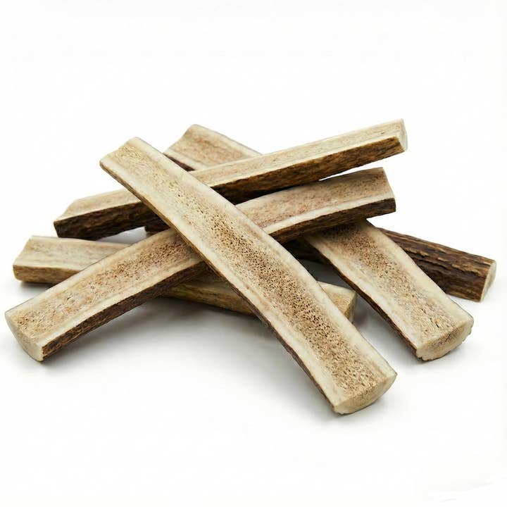 WhiteTail Naturals - Wholesale Pet Bone/Rawhide - Dog - BULK- A Grade - SPLIT Elk Antler Dog Chews Sold by The Pound1