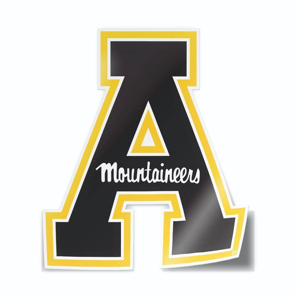 Nudge Printing - Wholesale Sticker - Appalachian State University Block A Car Decal0