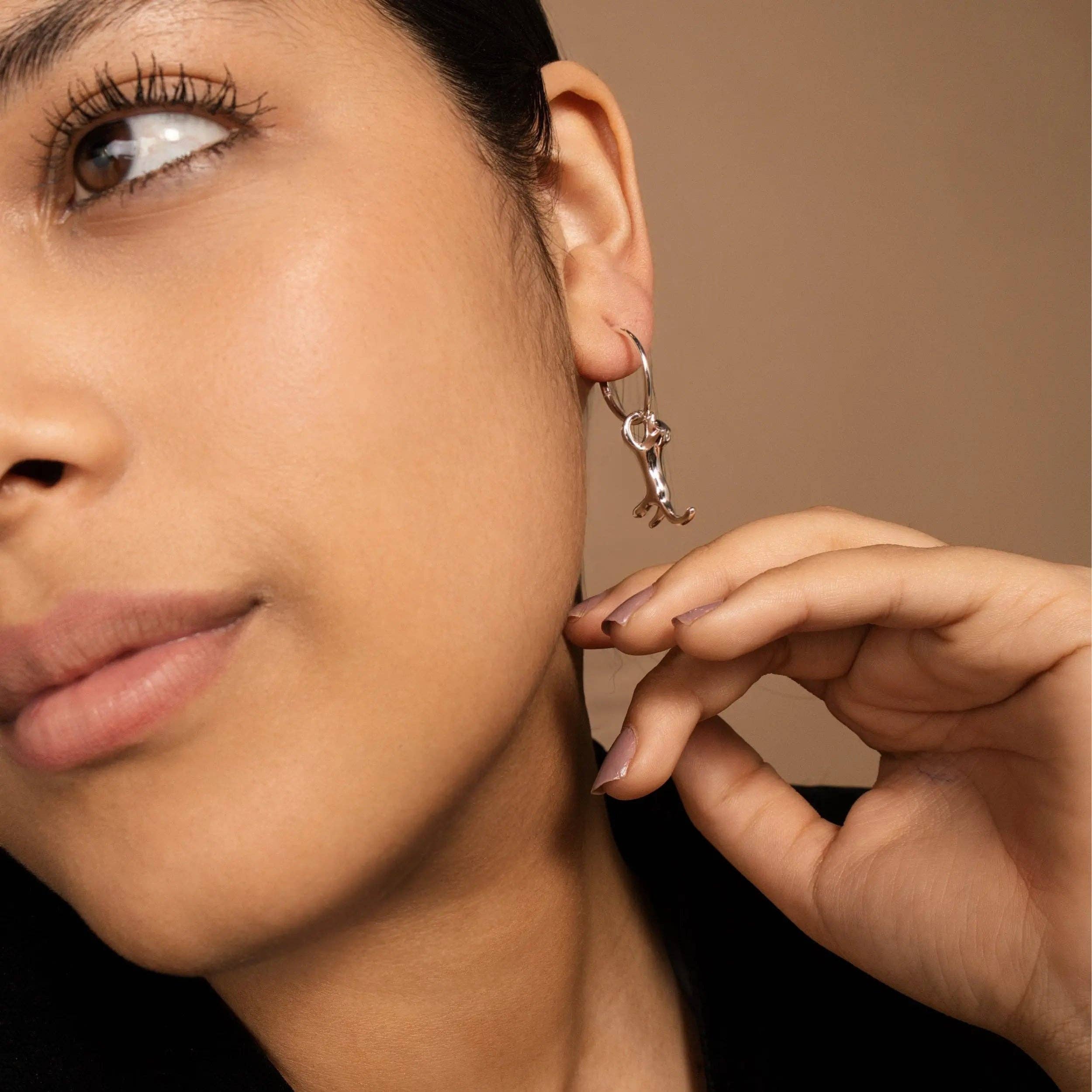 PHOEBE´S - Wholesale Dangle Earrings - Pendientes para Amantes de los Gatos, Pendientes de Plata de Ley4