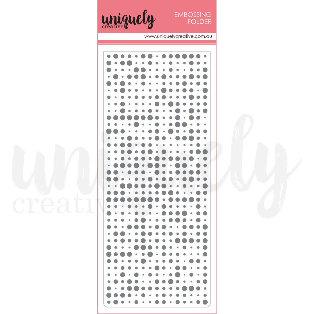 Uniquely Creative - Wholesale Craft tool - Inspiring Slimline Embossing Folder0