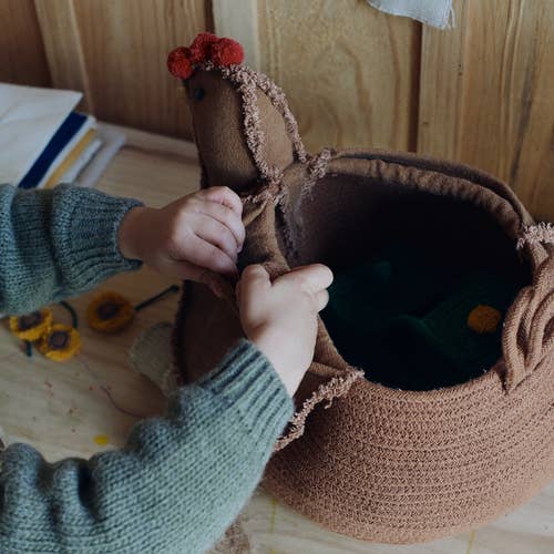 Lorena Canals - Wholesale Basket - Kids & Baby - Basket Chicken Toffee4