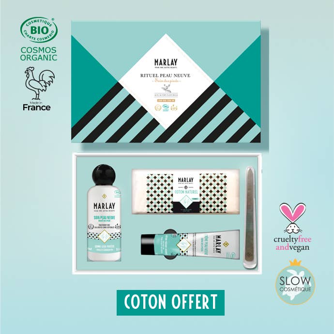 Marlay Cosmetics - Vente Crème pour les pieds - Coffret Rituel Peau Neuve –Soin des pieds