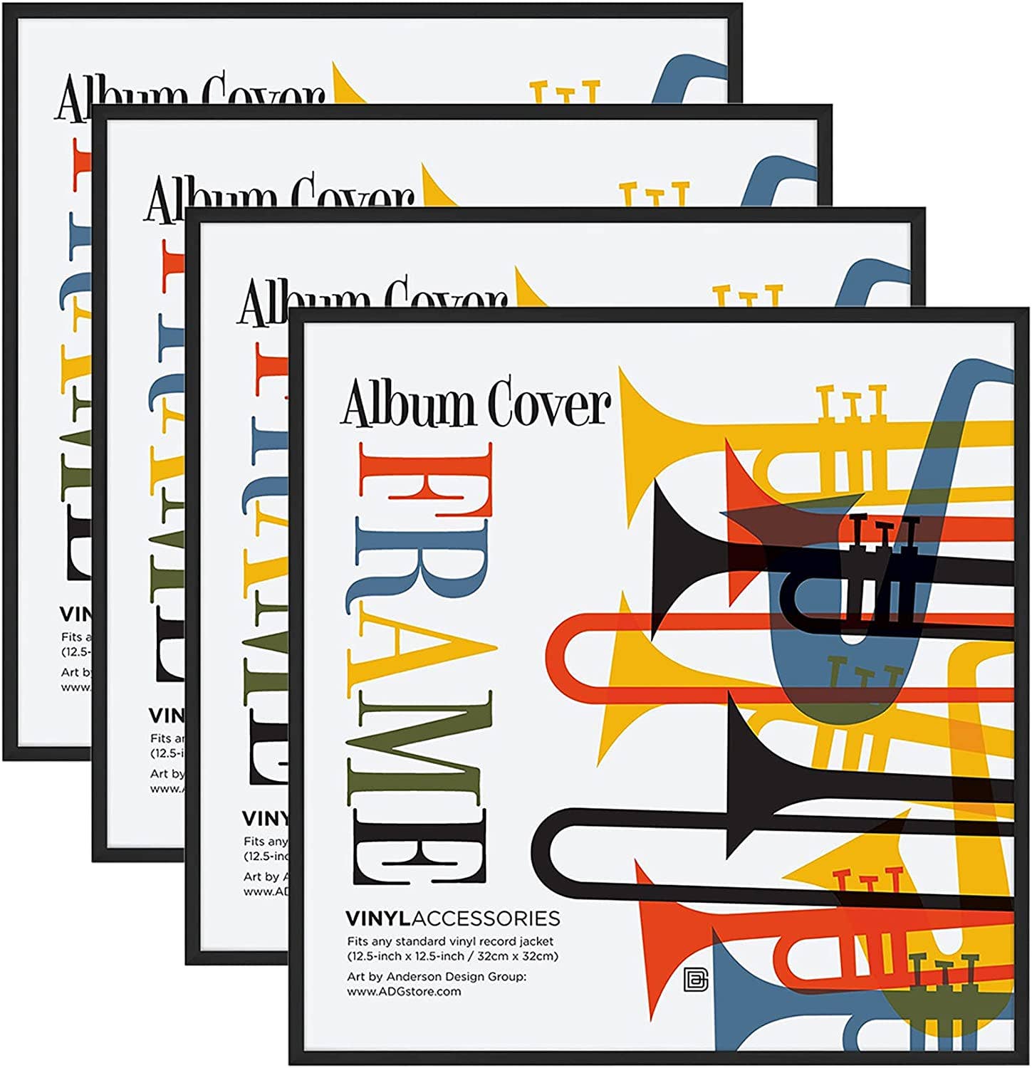 Black Americanflat Aluminum Album Frame for wholesale on Faire17