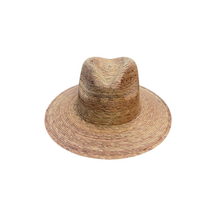 The Modern Cactus Co - Wholesale Straw Hat - Women's - Palm Leaf Brim Toasted Lacquer Hat