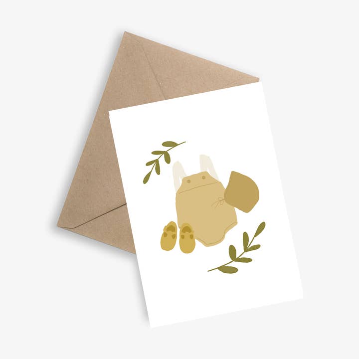 Little Baby - Simple Birth/Baby Card (Copy) for wholesale by LE PAPIER GRAPHIQUE