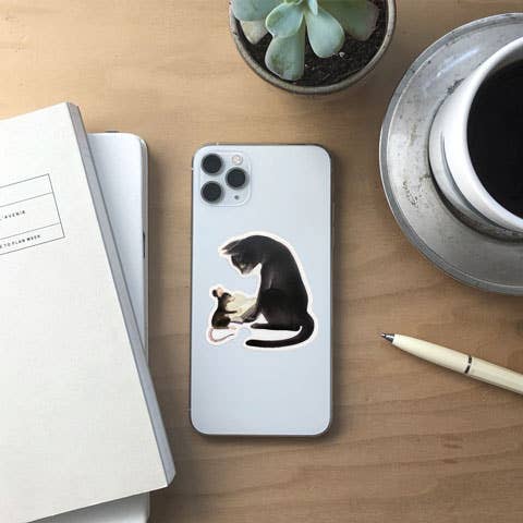 Felix Doolittle – Großhandel Aufkleber – Book Club - Vinyl-Aufkleber - Katz und Maus2