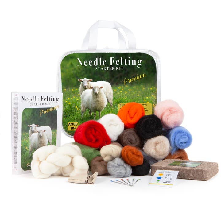 Complete Premium Needle Felting Beginner Kit for wholesale by Desert Breeze Distributing